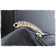 reindeer horn jewelry, reindeer antler jewelry, fish pendant